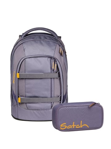 Satch Schulrucksack-Set PACK Mesmerize 2-teilig in Lila