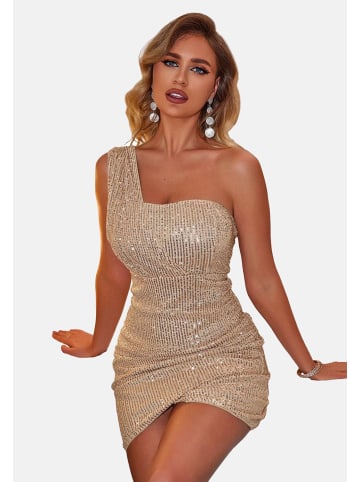 Moda Minx Cocktailkleid Emily Short Dress in gold