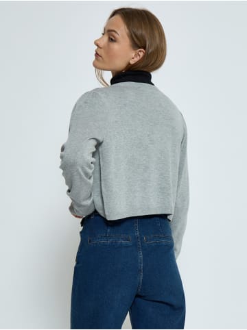 Peppercorn Strickjacke in Grey Melange
