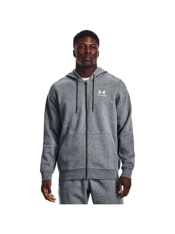 Under Armour Kapuzenjacke Essential Fleece in Grau