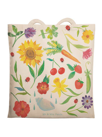 Mr. & Mrs. Panda Schultertasche Sommer mit Spruch in Bunt