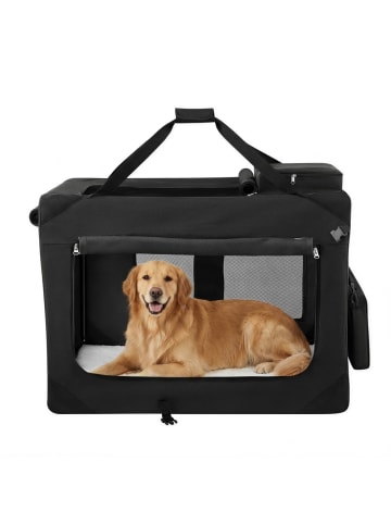 Tiertransporttasche Bax in Schwarz - (B)91 x (H)63 x (T)63 cm