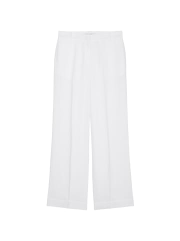 Marc O'Polo Wide Leg Pants in Weiß