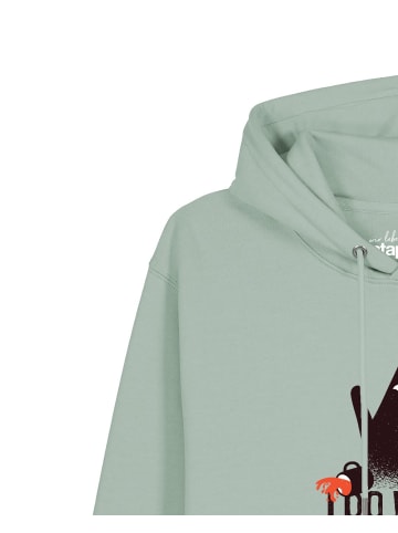 wat? Apparel Sweatshirt Cat in Aloe