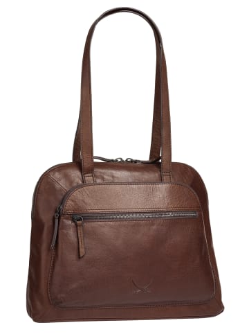 Sansibar Shopper echt Leder in cognac