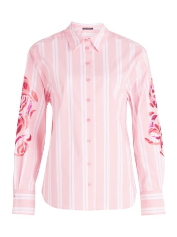 Betty Barclay Hemdbluse mit Kragen in Rosé/White