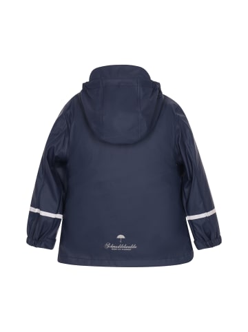 Schmuddelwedda Mädchen Regenjacke Aus Recyceltem Material in Marine