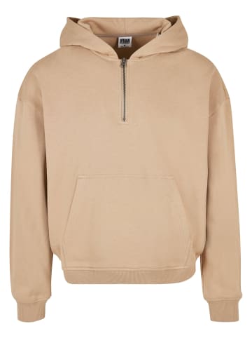 Urban Classics Zip-Kapuzenpullover in unionbeige