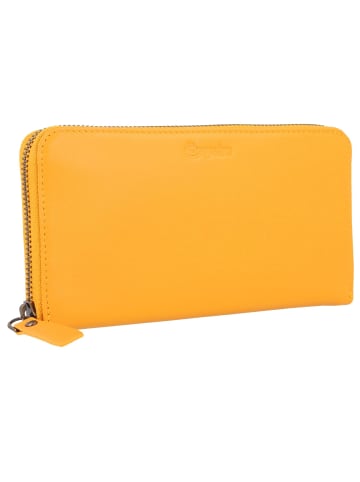 Esquire Peru Geldbörse RFID Leder 19 cm curry