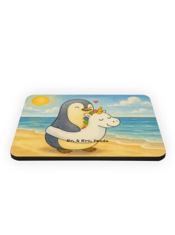 Mr. & Mrs. Panda Kühlschrankmagnet Pinguin Schwimmring Design oh... in Weiß