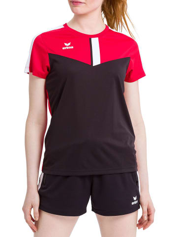erima Damen Squad T-Shirt in rot/schwarz/weiss