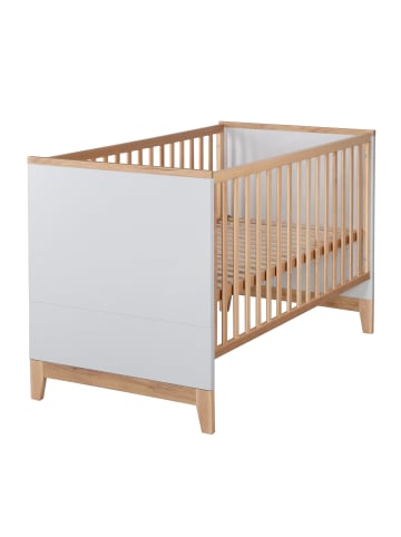 roba Kombi-Kinderbett Caro höhenverstellbar 70 x 140 cm - Grau