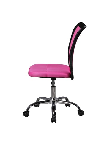 KADIMA DESIGN Kinderdrehstuhl, ergonomisch, Netz, höhenverstellbar, bis 30 kg in Rosa