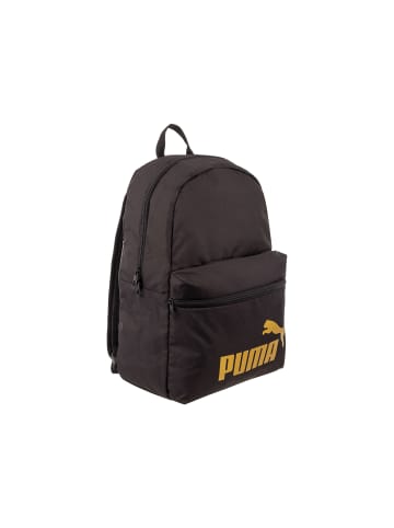Puma Phase Backpack 22 Liter Rucksack in puma black gold no 1