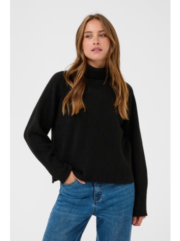 Kaffe Strickpullover KAerin Baggy fit in Black Deep