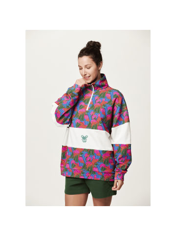 PICTURE W FIR RUGBY 1/4 ZIP SWEATER in Lila