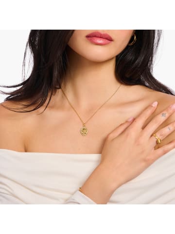 Thomas Sabo Kette Mit Anhänger Roses Romance in weiß, gold