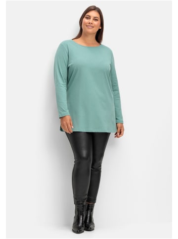 sheego Longshirt in jade