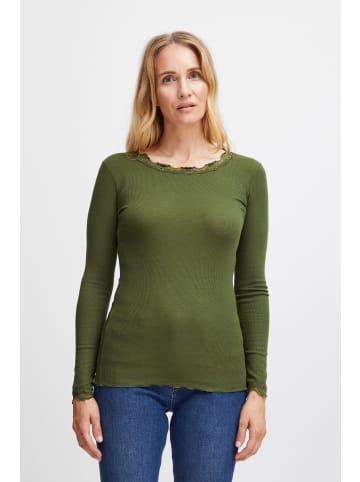 Fransa FRHIZAMOND 2 T-SHIRT EXT Tight fit in Rifle Green