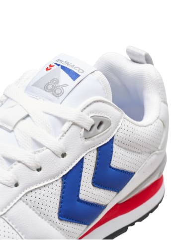 Hummel Hummel Sneaker Monaco 86 Unisex Erwachsene in WHITE/BLUE/RED