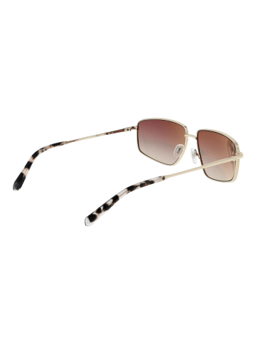 Guess Damen Sonnenbrillen Rechteck Gold