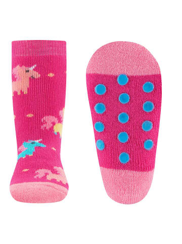 ewers Stoppersocken ABS Bär/Maus/Einhorn in pink