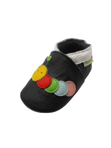 Yalion Baby Krabbelschuhe Raupe in Schwarz