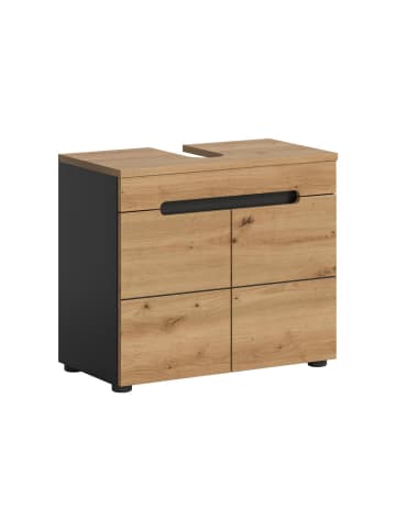 ebuy24 Waschbeckenunterschrank Canu Eiche 63 x 34 cm