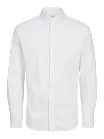 JACK & JONES Junior Anzughemd JJEAXEL STRETCH SHIRT LS in white