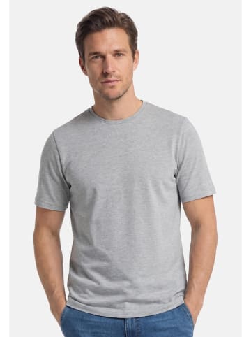 Redmond T-Shirt Basic in Grau / schwarz