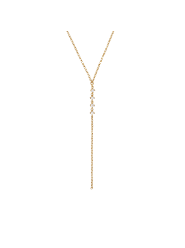 Noelani Y-Collier Silber 925, gelbvergoldet in Gold