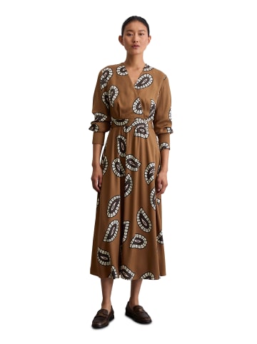 Marc O'Polo Wickelkleid A-Shape in Dark Beige