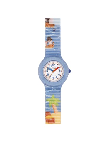 Hip Hop Analoguhr kids fun weiss