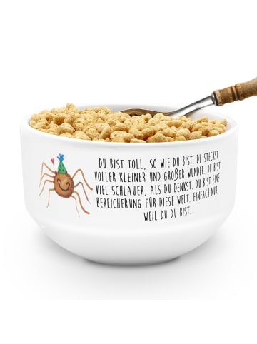 Mr. & Mrs. Panda Suppenschüssel Spinne Agathe Party mit Spruch in Weiß