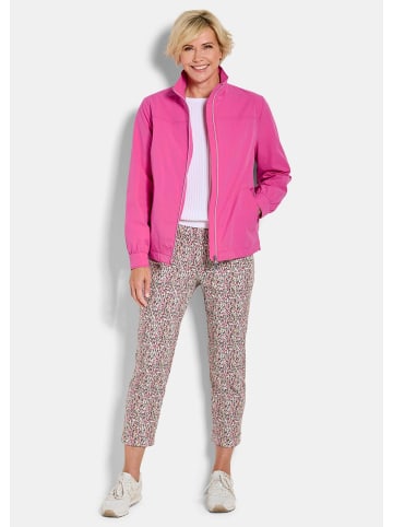 GOLDNER Moderne Freizeitjacke mit Reißverschluss in pink