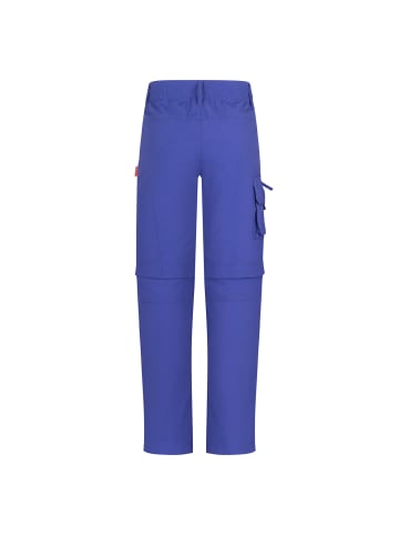 Trollkids Zipp-Off-Trekkinghose Slim Fit Oppland in glow blue