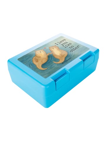 Mr. & Mrs. Panda Frischhaltedose Otter Hände halten Design mit S... in Weiß