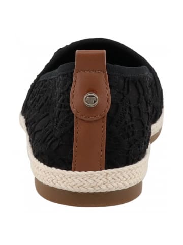 Tom Tailor Leinenschuh  in Schwarz