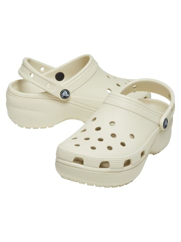 Crocs Sandalen zum Reinschlüpfen Classic Platform Clog Weiß