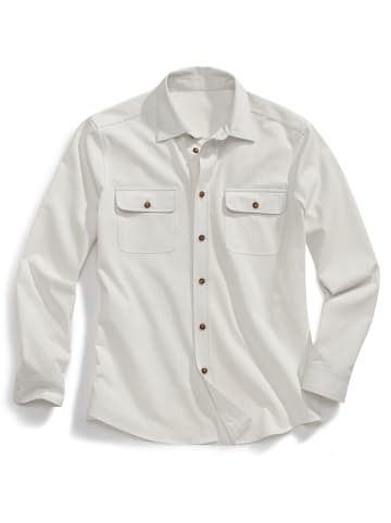 John Devin Langarmhemd in offwhite