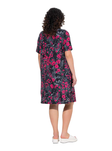 Ulla Popken Jerseykleid in graphitgrau