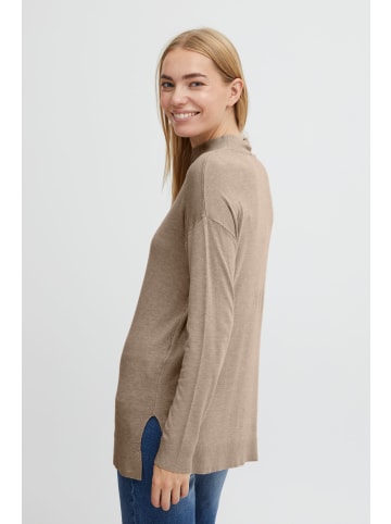 b.young Strickpullover BYMMPIMBA1 TURTLENECK - 20811919  Feinstrickpullover mit hohem Kragen in sand