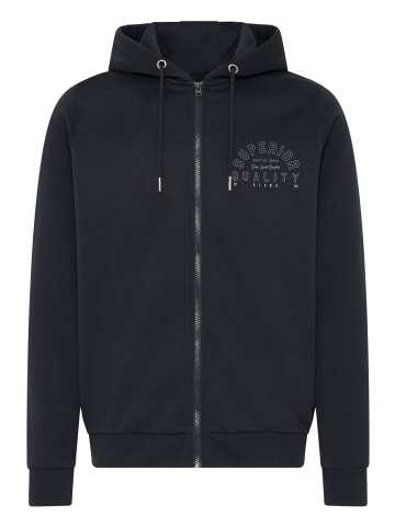 BLEND Kapuzenfleecejacke BHSunic in Schwarz