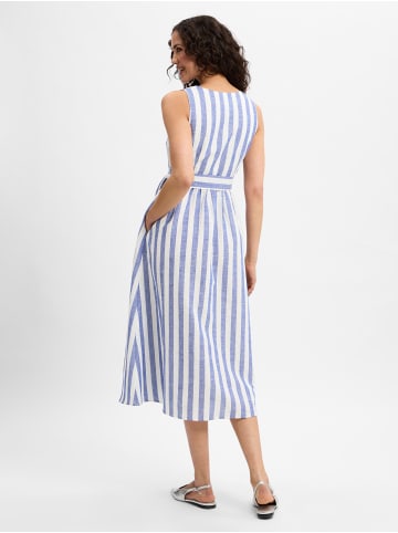 Ambiance Kleid in blau weiß - 0001