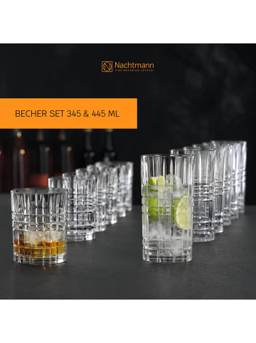 Nachtmann 12er Set Bargläser Highland in transparent