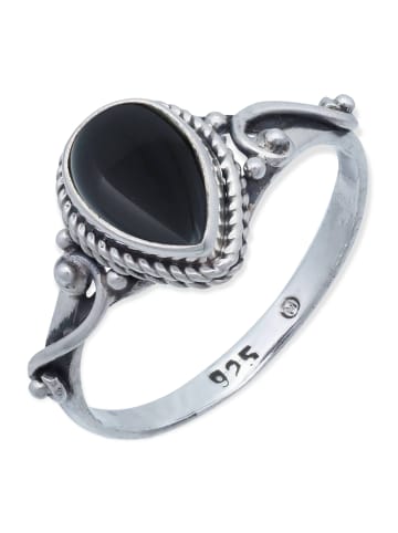 mantraroma 925er Silber - Ringe mit Onyx