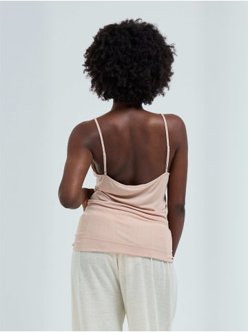 Seamless Basic Top Lace in Rosie Beige w. Rosie Beige