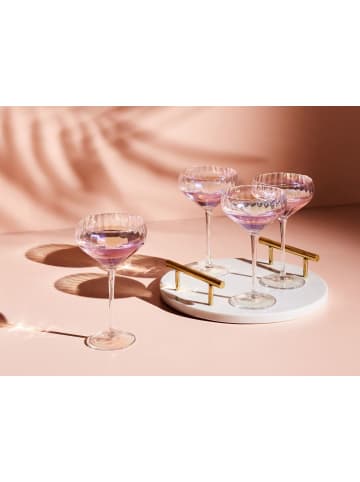 Beliani Gläser MORGANITE in Transparent