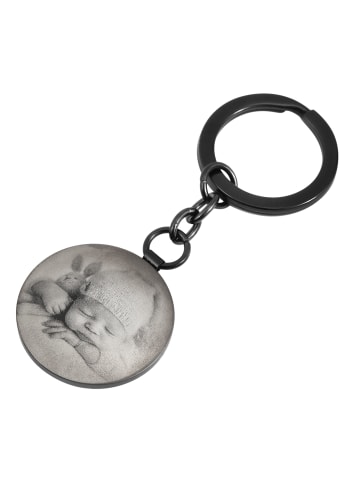 Adeliás Damen Anhänger – Schlüsselanhänger aus Edelstahl in silber