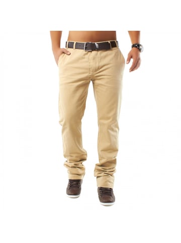 Arizona-Shopping Chino Hose Honey DSN ID1159 Straight Fit in Khaki